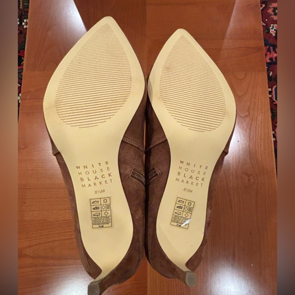 WHBM Whisky Colored Alivia Chain Slouchy Knee-High Boot, size 8.5 - Picture 9 of 16